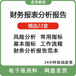 公司财务报表分析报告word文档企业财务预算经营分析工作流程模板
