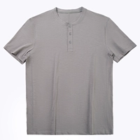 Светло -серый мерсеризованный бамбуковый хлопок тонкий и прохладный