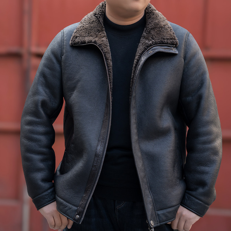 2701原生态皮毛一体复古做旧重水洗商务休闲天然皮草大衣冬季保暖,男装,皮草,淘宝优惠券,粉丝福利购,淘宝优惠卷