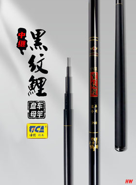 迪佳中继黑纹鲤盘车改装28钓新款