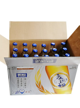 百威英博雪津啤酒7度麦之初300ML