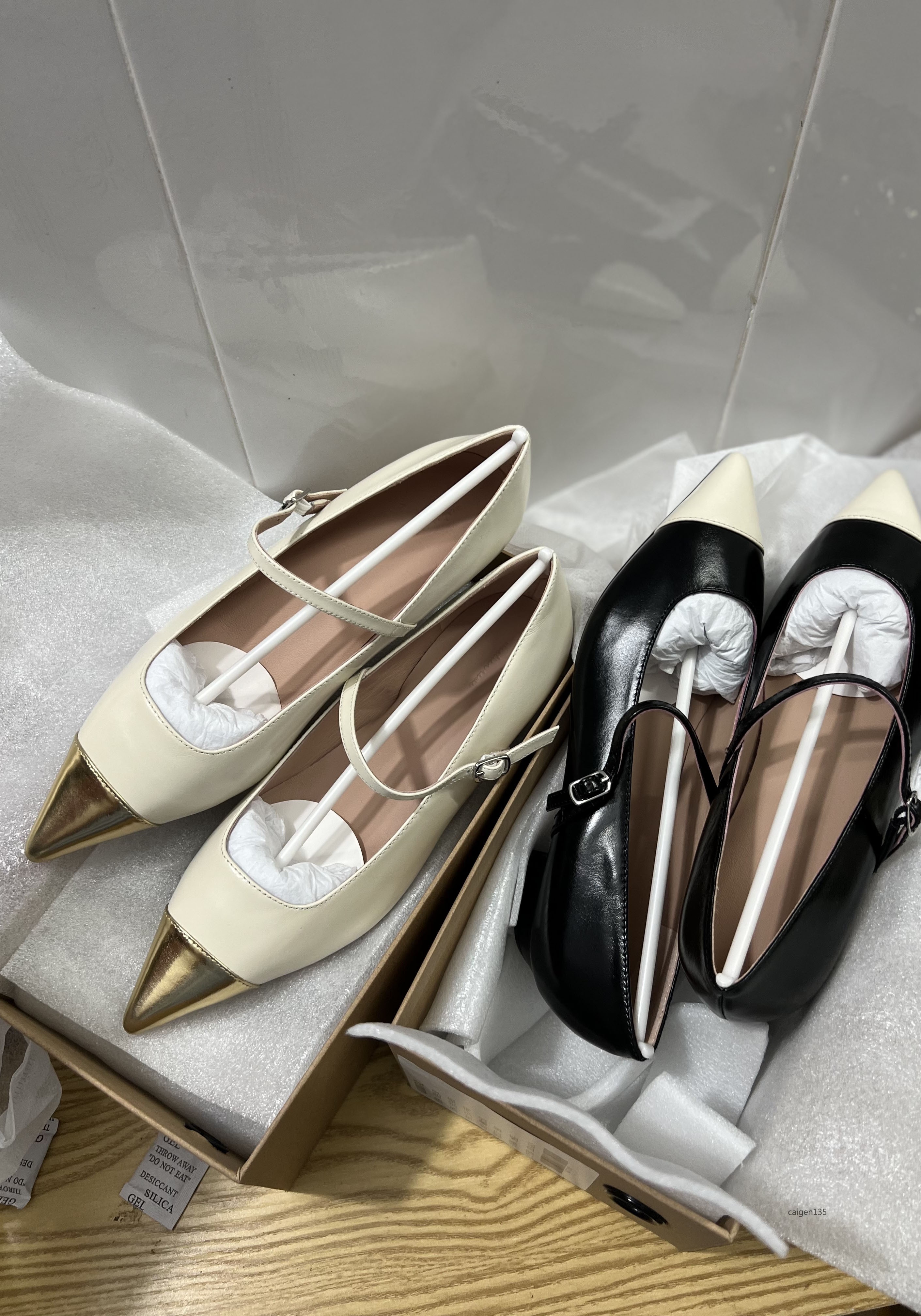 玛丽珍单鞋拼色一字扣女鞋