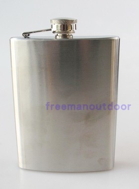 酒壶 不锈钢磨砂酒壶 便携8盎司 酒具小酒壶 hip flask