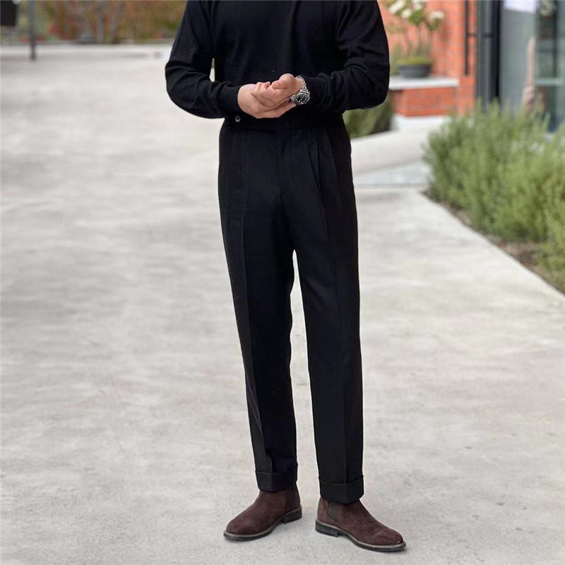 秋冬男长裤意式骑兵尼西裤