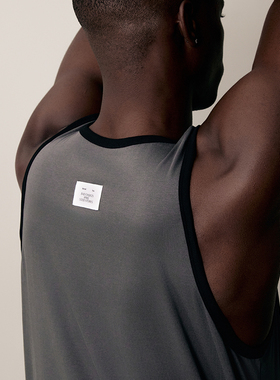 Blessed Folks25年夏季美式极简轻薄透气速干标签男运动背心