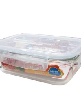 茶花64031K晶钻玻璃耐热微波炉专用保鲜盒