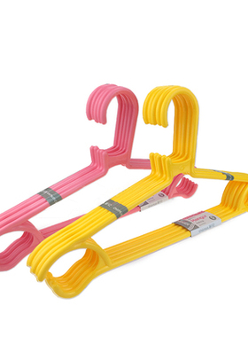 茶花衣架07041T家用塑料衣架成人衣柜衣撑晾晒承重轻便衣架衣架