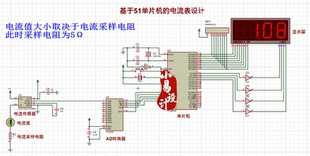 基于51单片机的电流表设计/仿真/C源码/PCB/实物/定制/DIY