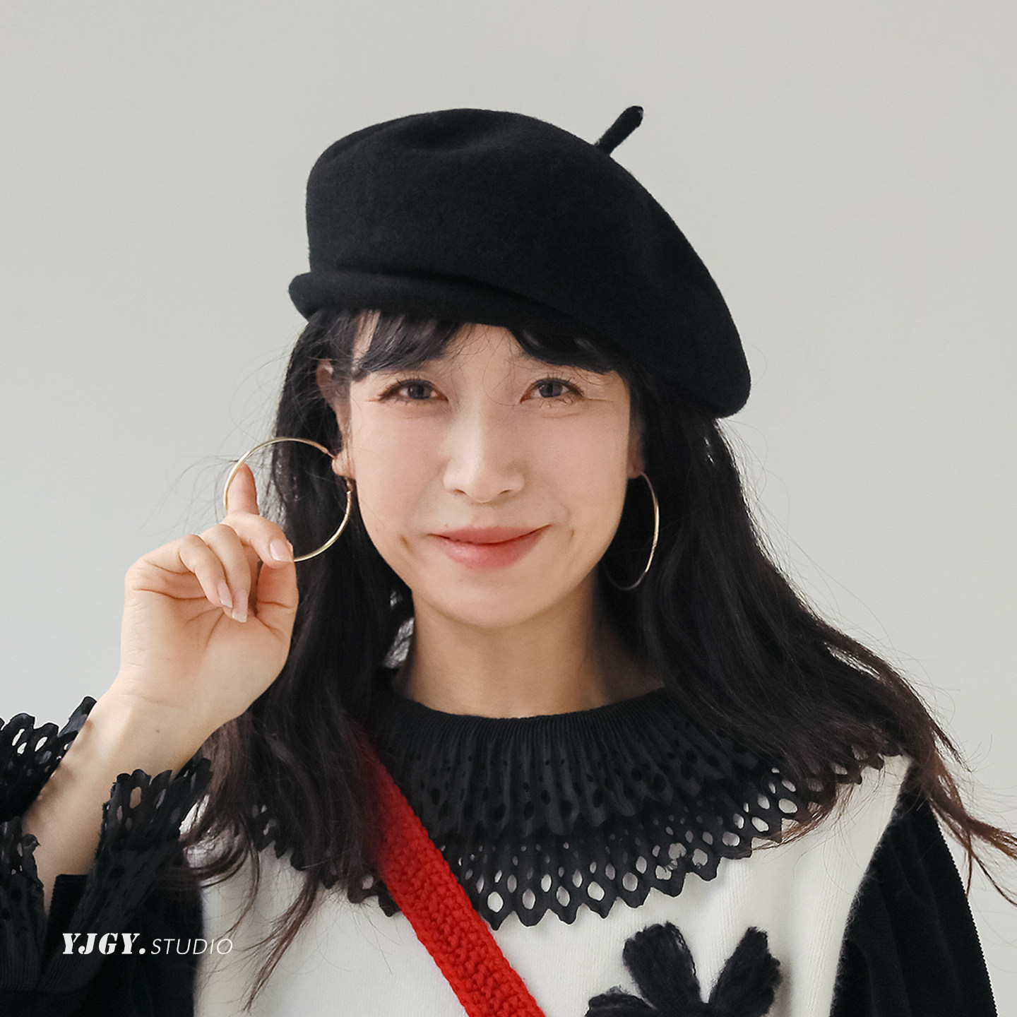 印计谷羽卷边羊毛贝雷帽女秋冬季百搭显脸小圆顶无檐时尚画家帽子,服饰配件/皮带/帽子/围巾,帽子,淘宝优惠券,粉丝福利购,淘宝优惠卷