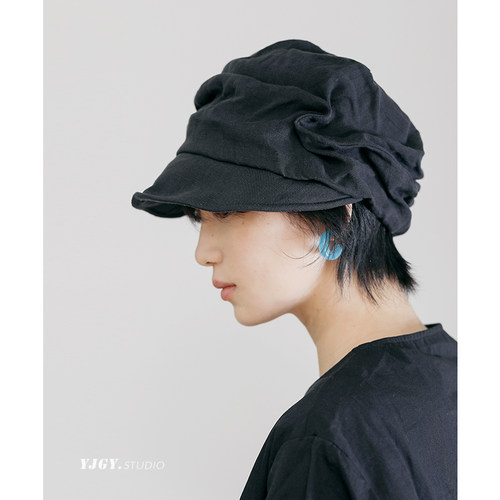 透气纯亚麻宽松版型复古