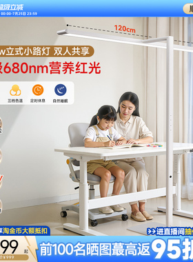孩视宝护眼大路灯D1儿童全光谱学习专用阅读台灯桌面书桌小落地灯