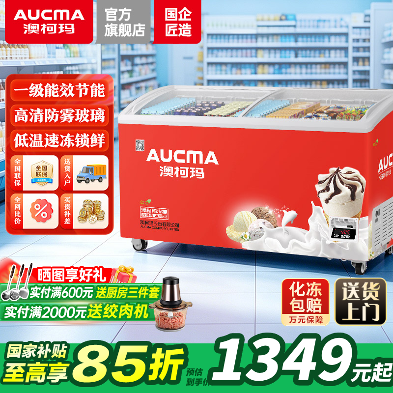 澳柯玛雪糕柜冰淇淋冰箱冷柜