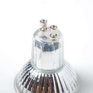 雷士GU10接口筒灯灯泡LED灯杯代替卤素灯杯220V两圆头插脚照明