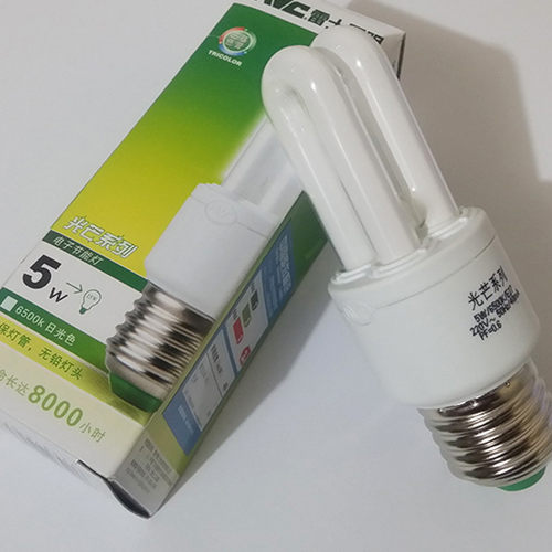 雷士照明YPZ220/3 5 8 12W-2U节能灯管E27 E14螺口直管三基色灯泡