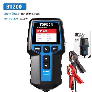 TOPDON BT200/BT100 Battery Tester Charging Cranking Test