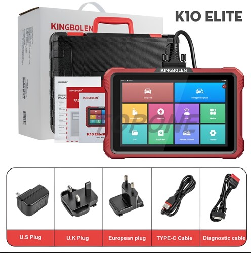 海外版 KINGBOLEN K10 Elite K10 PRO OBD2 Diagnostic Scanner