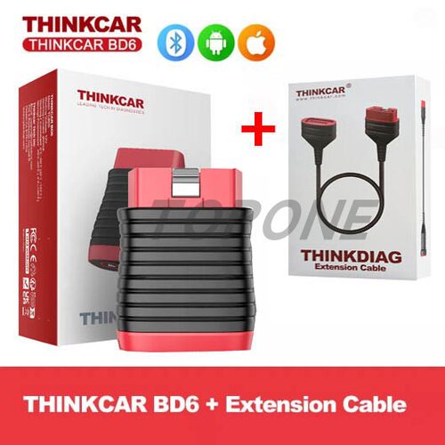 海外版 THINKCAR BD6 Bluetooth Scanner pk Thinkdiag 终身免费