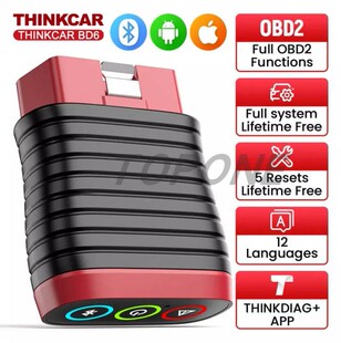 THINKCAR BD6 OBD2 Scanner Full System Diagnosis OIL IMMO ETS
