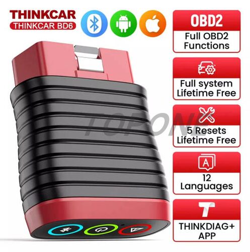 THINKCAR BD6 OBD2 Scanner Full System Diagnosis OIL IMMO ETS