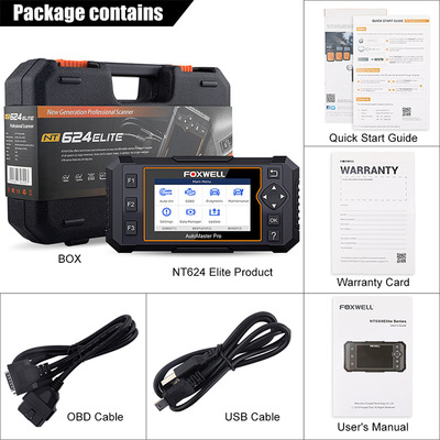 FOXWELL NT624 Elite OBD2 Diagnostic Scanner ABS SRS SAS EPB