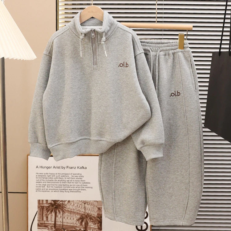 2026新款儿童卫衣套装运动男童女童两件套春秋款长袖休闲宽松韩版