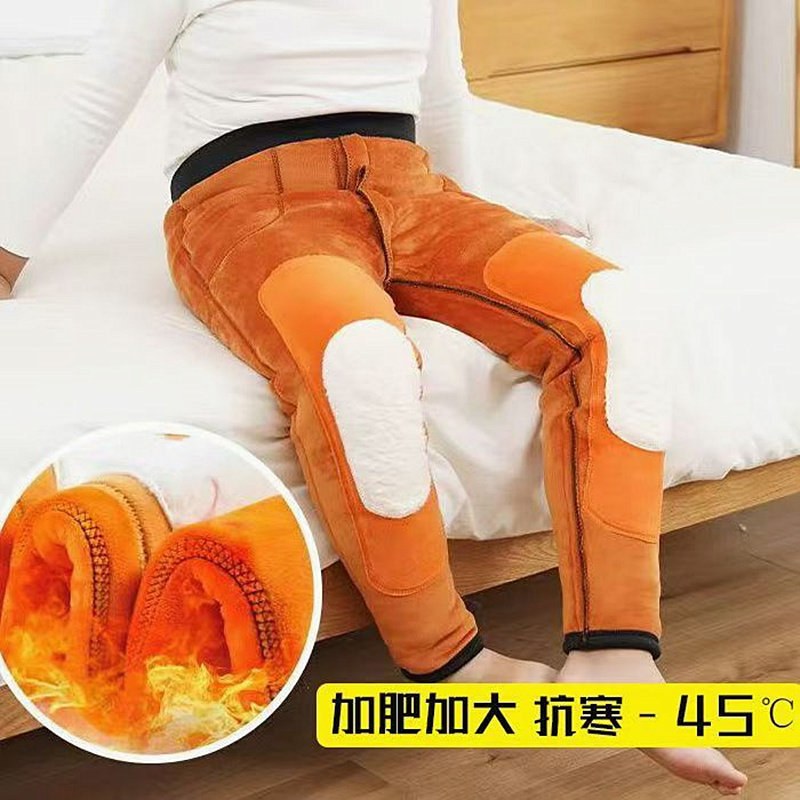 男童驼绒特厚东北棉裤一条过冬
