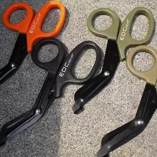 EDC户外急救剪刀外贸军规EMT救援急救野外求生带细齿剪刀