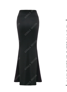 腰胯曲线 夏季薄款大码高腰修身遮肉显瘦包臀半身裙女G175/176