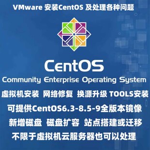 CentOS安装虚拟机问题处理磁盘扩容网络修复换源升级ping不通处理