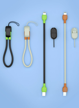 超级快充PD线适用G35机甲充电宝双头快充挂绳G47苹果接口+type-c