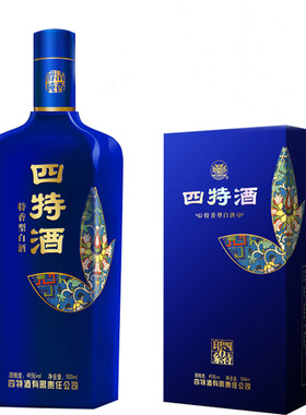 白酒125元/瓶四特酒四特印象6特香型45度整箱包邮PK四特酒45度