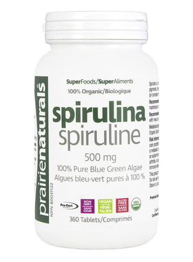 Prairie Spirulina  有机螺旋藻 500mg 360片