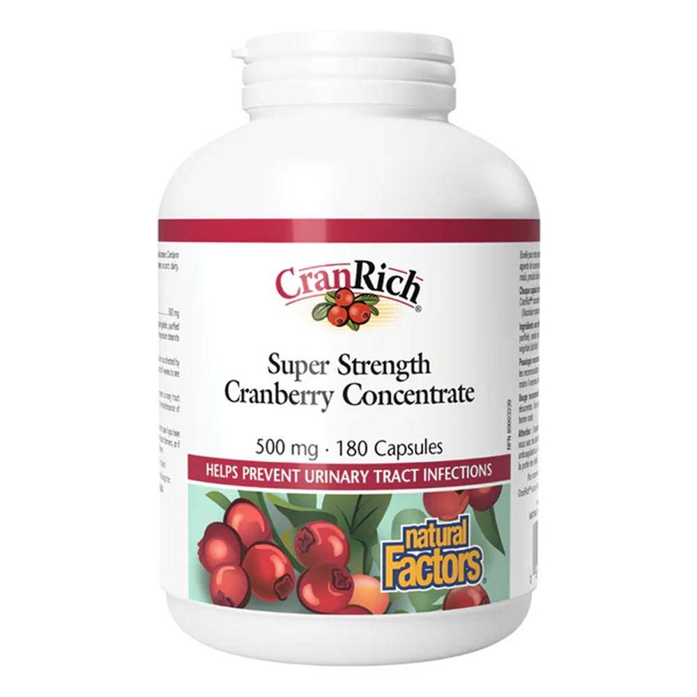 加拿大 Natural Factors CranRich Cranberry  蔓越莓 胶囊 180