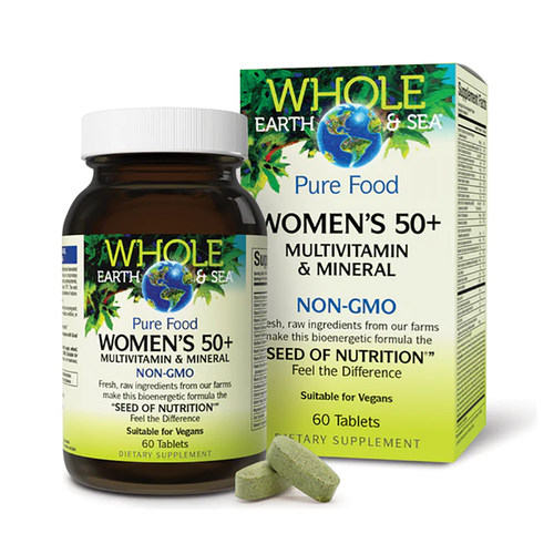 加拿大 whole earth&sea womens 女50+  复合维生素 60粒