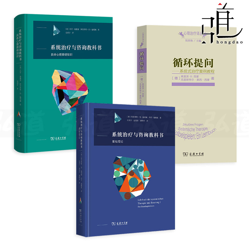 系统治疗与咨询教科书-基础理论+具体心理障碍知识+循环提问-系统式案例治疗教程 系统式心理治疗师 心理学书籍 培训教材 临床