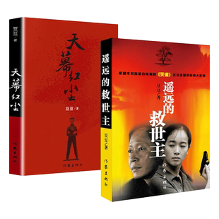 豆豆 遥远的救世主+天幕红尘  豆瓣评分9.2分国产神剧《天道》原著小说 作家出版社 王志文饰丁元英 长篇小说书籍z 未删减版
