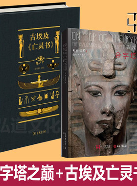 任选 金字塔之巅古埃及文明+古埃及亡灵书 金寿福  死后世界指南 宗教历史书籍 古代埃及文化 宗教来世之旅死者之书文物图册画册