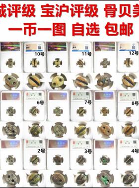 骨贝币贝币评级保真摆件