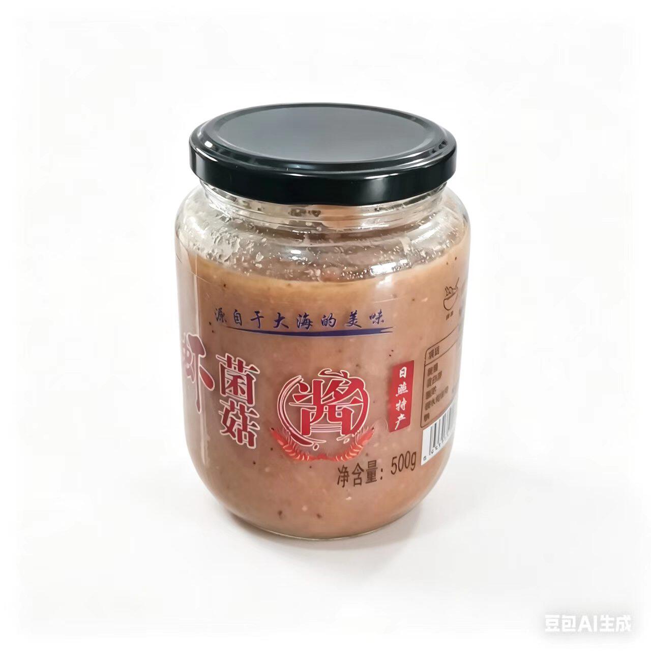 虾酱焦老四海虾菌菇酱日照特产即食海虾酱拌饭酱蘸料酱面条伴侣
