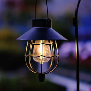 太阳能垂吊灯手提灯风灯烟花灯星光风灯露天家庭院灯花园装饰灯具