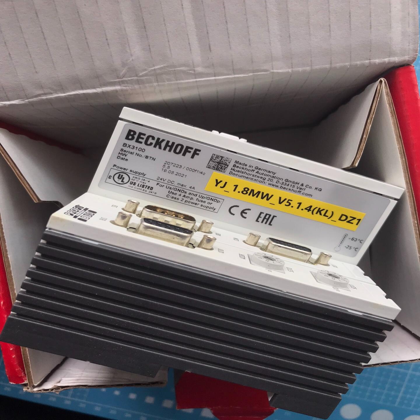 全新倍福总线控制器BX3100带华电天仁TR-18G程序【议价】