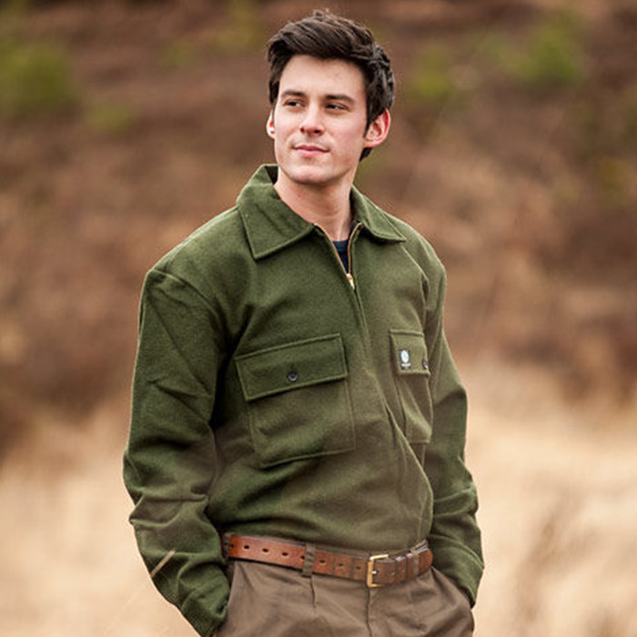 新西兰 swanndri 野外荒野生存同款bc纯羊毛保暖宽松版型男衬衫