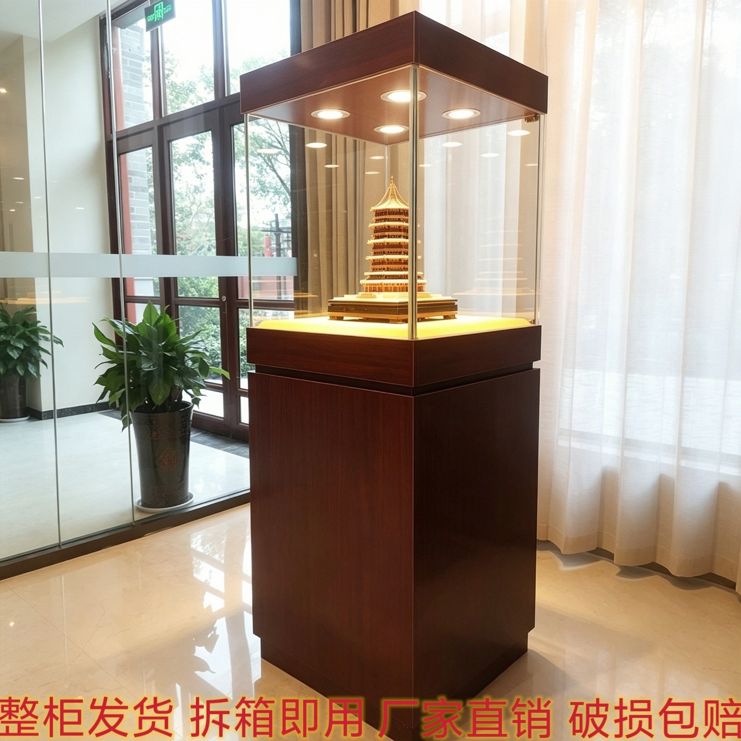 博物馆展示柜古董瓷器玻璃柜台