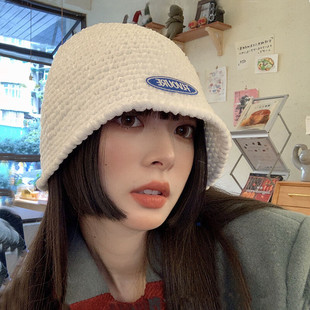 冬季渔夫帽假发可拆卸中长直发内扣卷一刀切发髻自然公主切假发帽