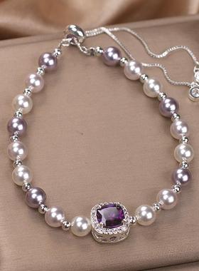 珍珠手链女轻奢小众设计优雅