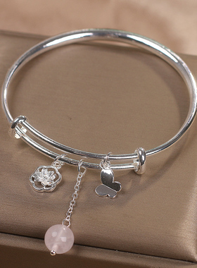 新中式国潮蝴蝶花朵手链