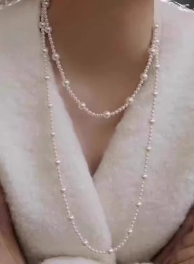 珍珠项链女轻奢小众2025新款爆款