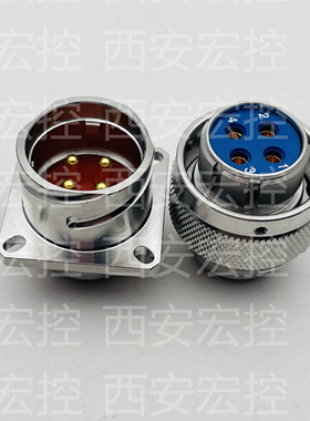 YMA24T4K1P40(W) YMA24F4Z1D40(W) 不锈钢船用圆形航插连接器4芯