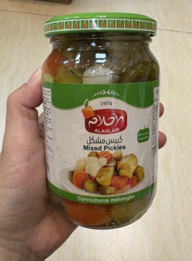 阿拉姆牌什锦泡菜罐头380g进口mix pickles