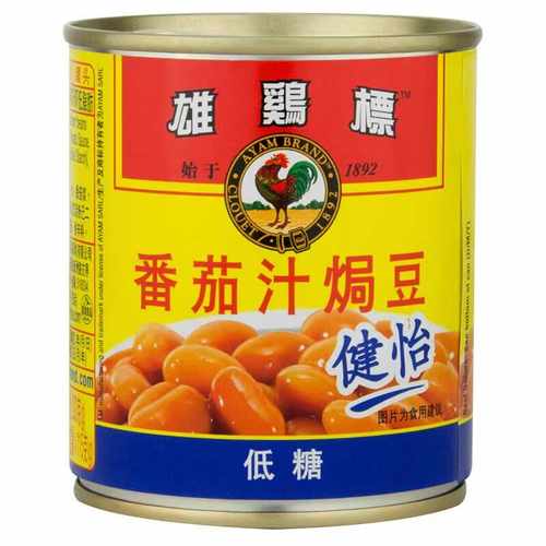 进口番茄汁焗豆健怡罐头即食